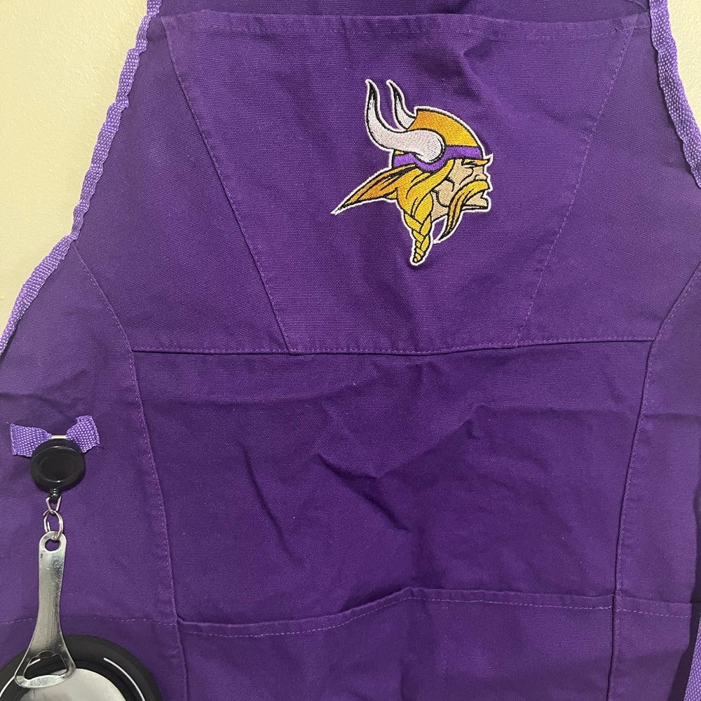 NFL Minnesota Vikings Purple BBQ Apron